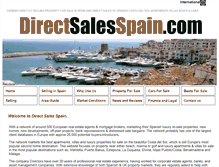 Tablet Screenshot of directsalesspain.com